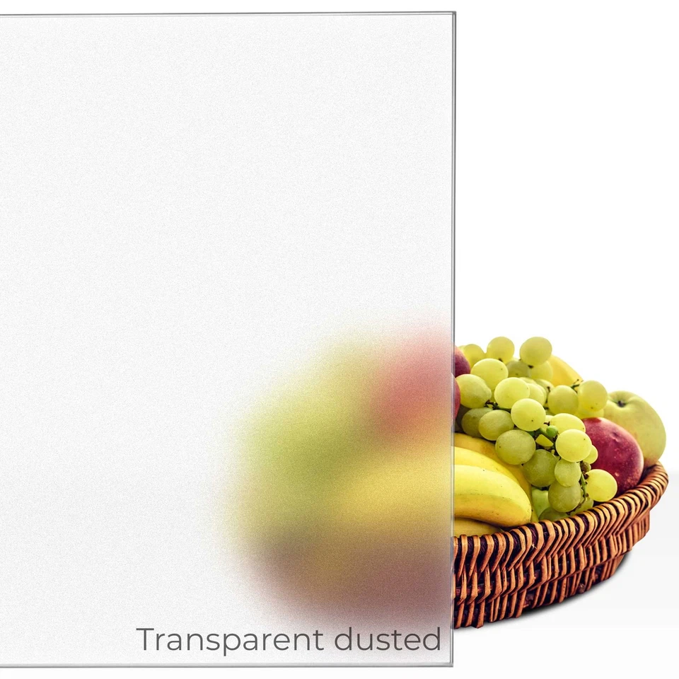 Milchglasfolie (7,8€/m²) Glasdekor Fensterfolie Sichtschutz Tür Büro Dusche Bad - Bild 3 von 4