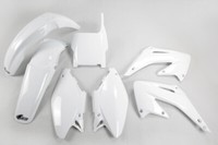 Kunststoff Verkleidung Kit Honda CR 125 / 250 2004 Weiß Ufo Plast