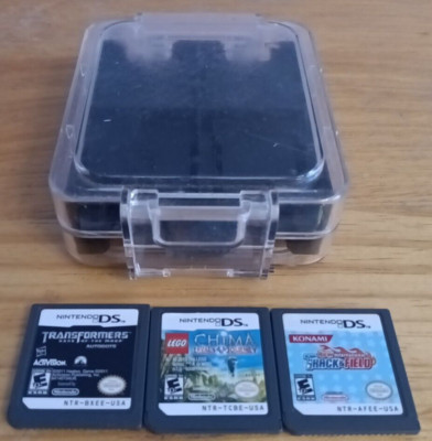 Nintendo DS Games & Case Transformers Dark Of Moon Konami Track Field Lego Chima