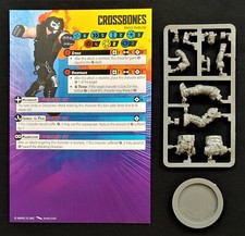 Marvel Crisis Protocol Core Set Crossbones with Rules Card and 35mm Base