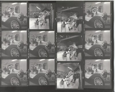 White Antique Collector Car R HENDRICKSON Negatives & Photo Contact Sheet R29