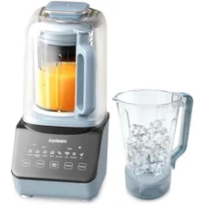 Soymilk maker machine with soundproof shield, hot and cold blender for