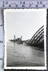 WW2 Era Military BW Photo Snapshot Hohenzollern Bridge Cologne Germany #2