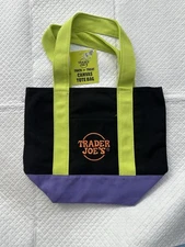 Trader Joe's Mini Canvas Tote Bag - Halloween Limited Edition