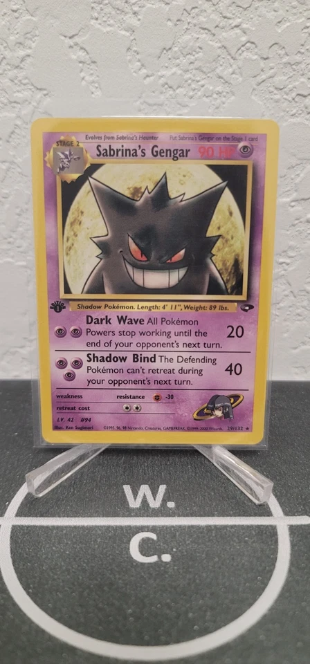 Pokemon Gengar 29/132 Gym Challenge 1st Edition Sabrina's Regular - Image 2 of 4