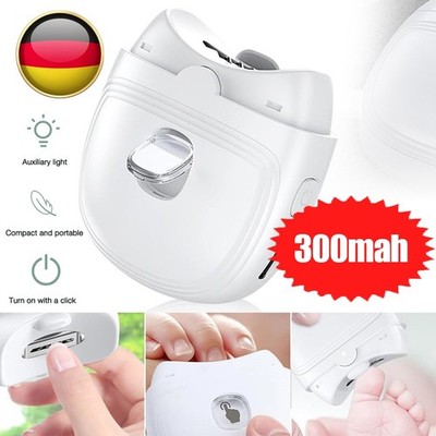 Electric Nail Clippers Nagelknipser Automatischer Nagelknipser Nagelfeile+Licht