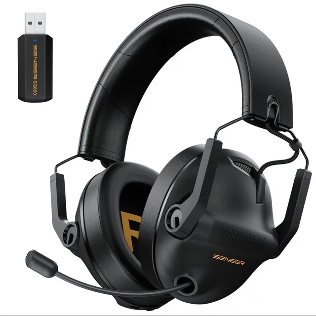 SENZER SG600 Pro Wireless Gaming Headset with Microphone