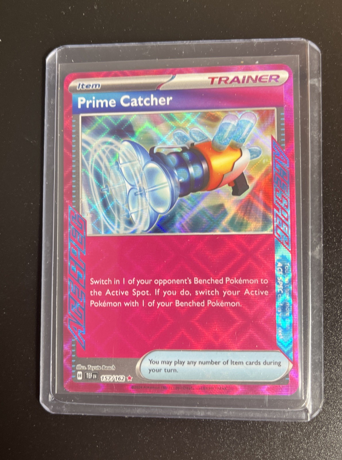 Pokemon Prime Catcher 157/162 Temporal Forces Holo Rare NM