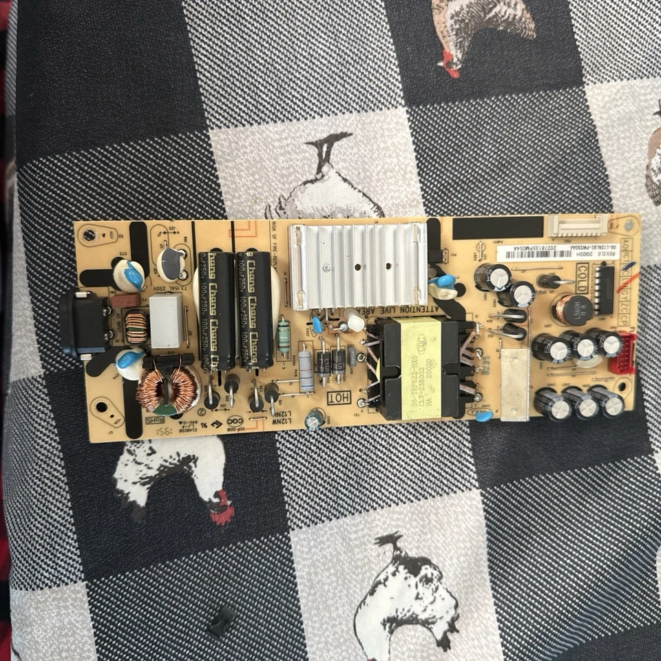 TCL 电源板适用于 50S421/55S421 部件编号 08-L12NLA2-PW200AA 保修 & 延长技术支持 — 第 3/3 张图片