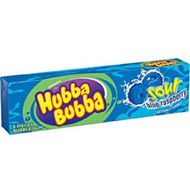 Hubba Bubba Max Sour Blue Raspberry 18 pack {Imported from Canada}