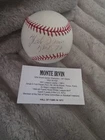 Monte Irvin Signed Inscribed "HOF 73" Rawlings OMLB Baseball AUTO Tristar/MLB