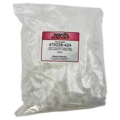 Wards Science 470228-424 Wards Sureseal Microtubes 2.0ML Sterile 500pk