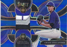 2024 Panini Select Prizm Blue Chase Dollander Selective Swatches Serial #20/49