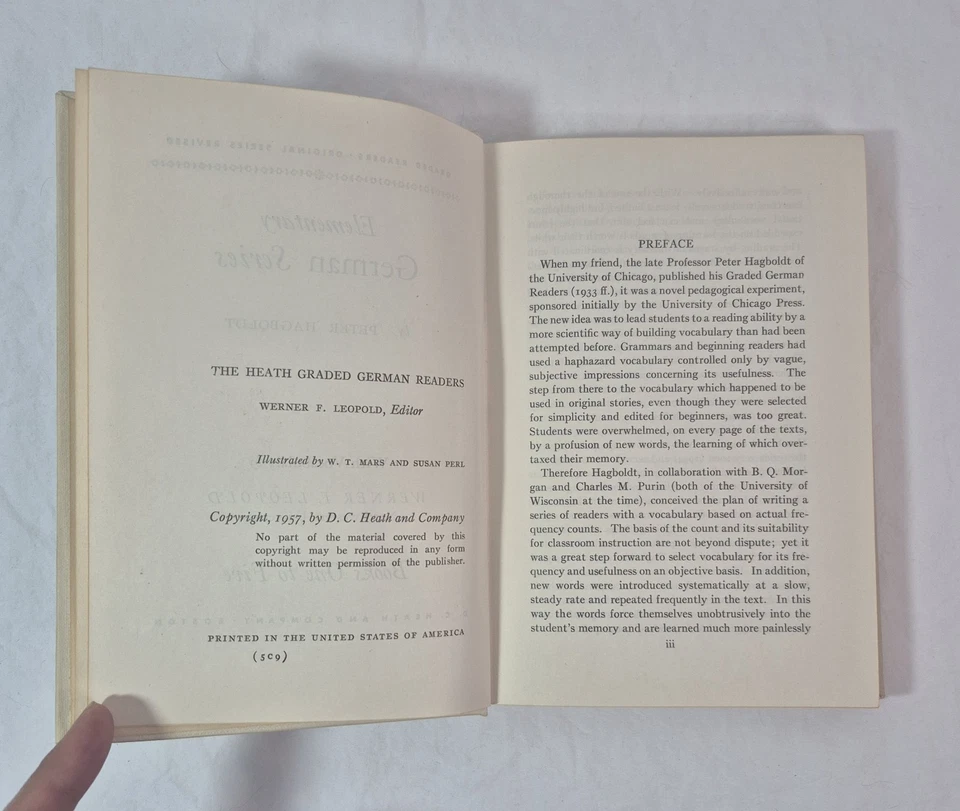 Elementary German Series Peter Hagboldt Vocabulary  - Image 4 of 4