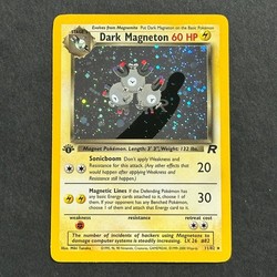 Dark Magneton 11/82 Team Rocket 1st Edition Holo