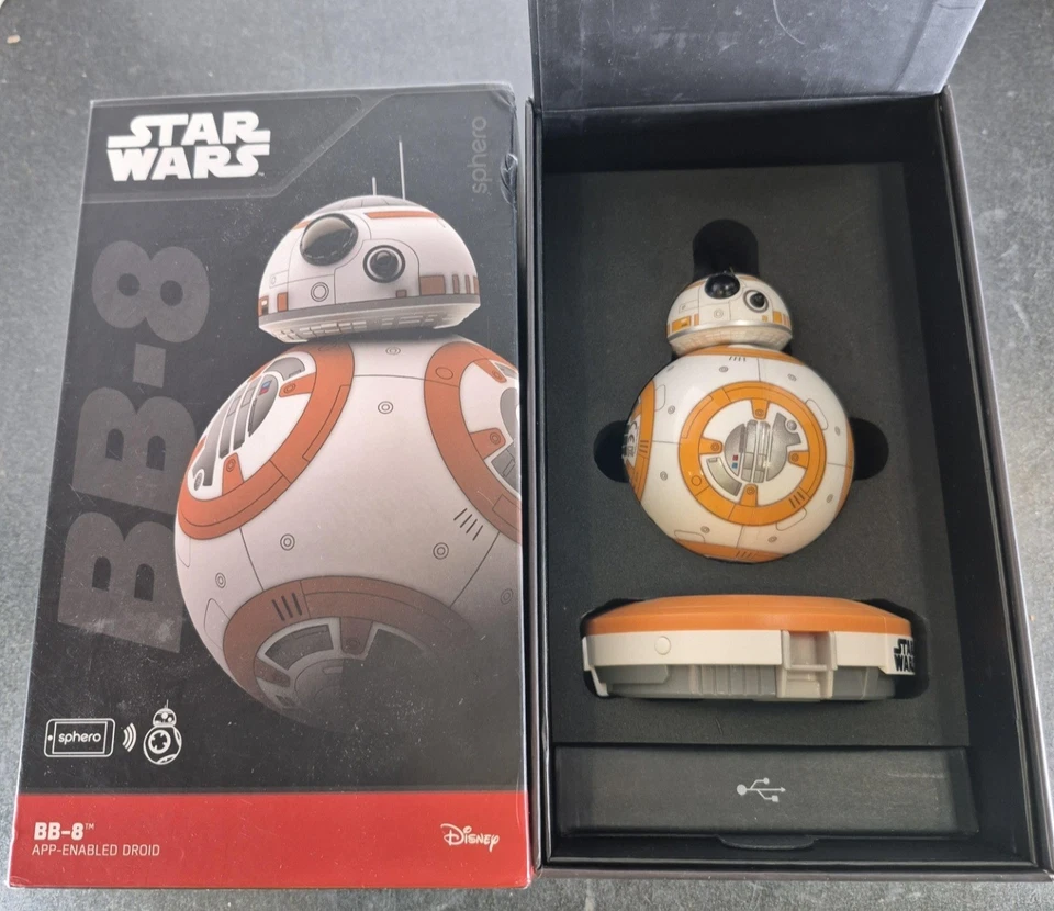 Star Wars Sphero BB-8 App Habilitado Droid Robô Brinquedo com Caixa Carregador Disney - Imagem 2 de 4