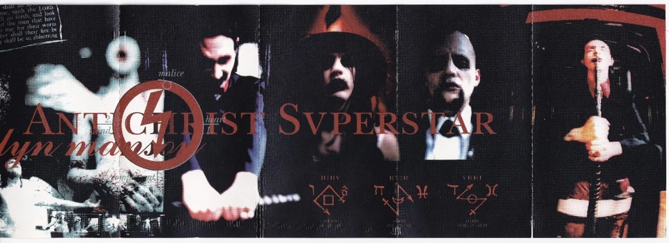 Marilyn Manson Antichrist Superstar Cassette Tape 1996 SR CRC Version - Image 3 of 4