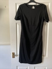 George maternity Black Bodycon Size 14 Dress Short Sleeve Just Below Knee