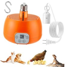 Chicken Coop Heater, 400W Heat Lamp for Chickens, Smart Chicken Brooder