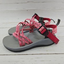 Chaco ZX/1 EcoTread Sport Sandals Girls Youth 2 Pink Water Sandals Adjustable