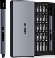 Mini Electric Screwdriver Set, Small Electric Precision Screwdriver with 5 Torqu