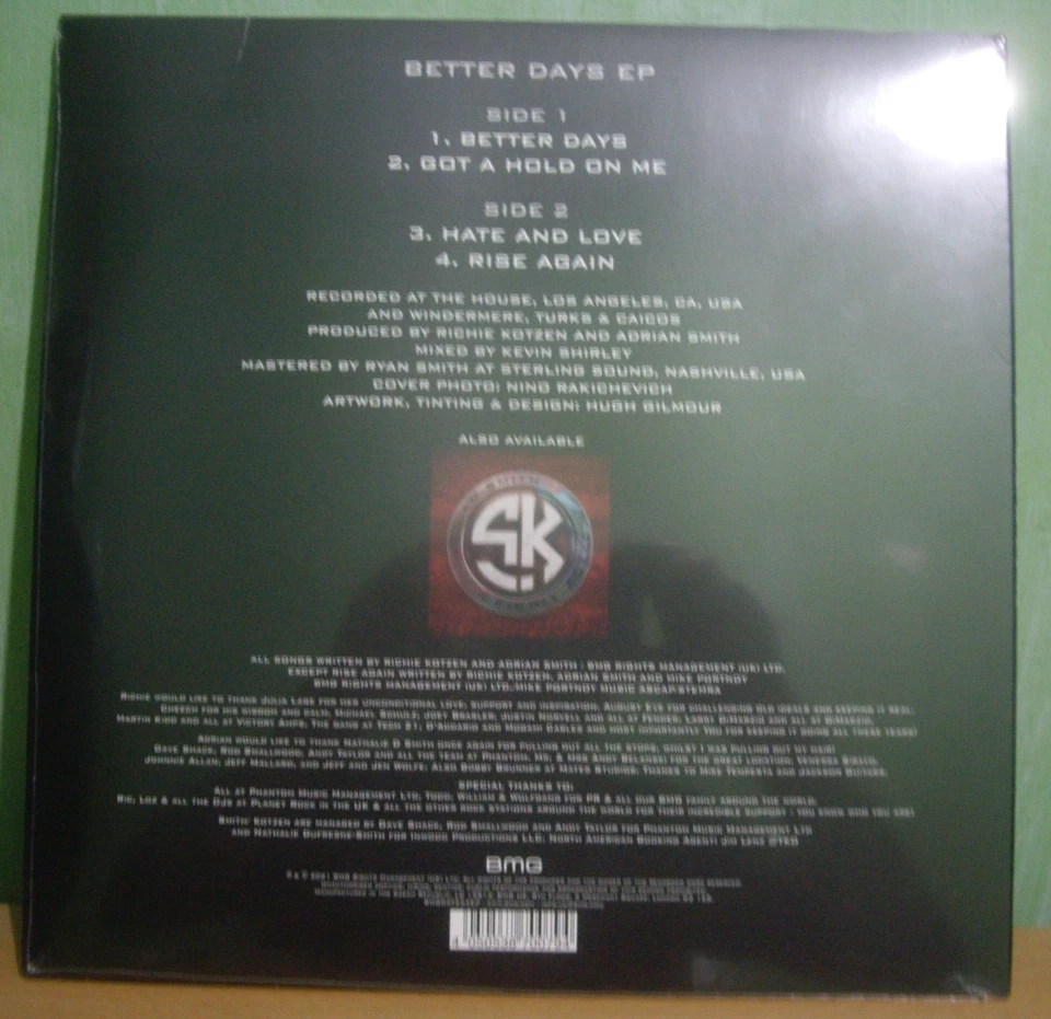 Smith/Kotzen Better Days (RSD Black Friday 2021) (Vinyl) 12" EP new sealed - Image 2 of 4