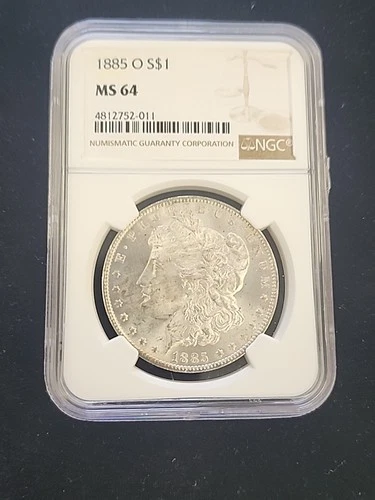 1885-O Morgan Dollar (NGC MS-64)