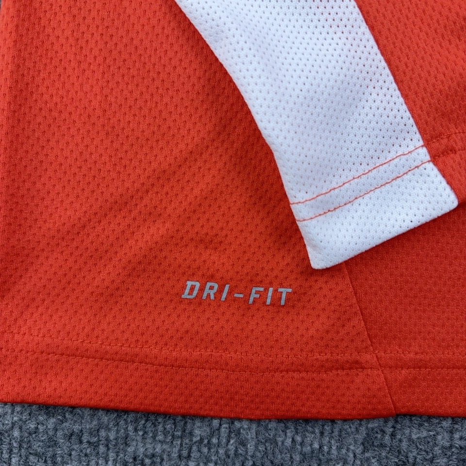 Camisa de manga larga Nike Bowling Green State BGSU Falcons para hombre XL Dri Fit Foto 3 de 4