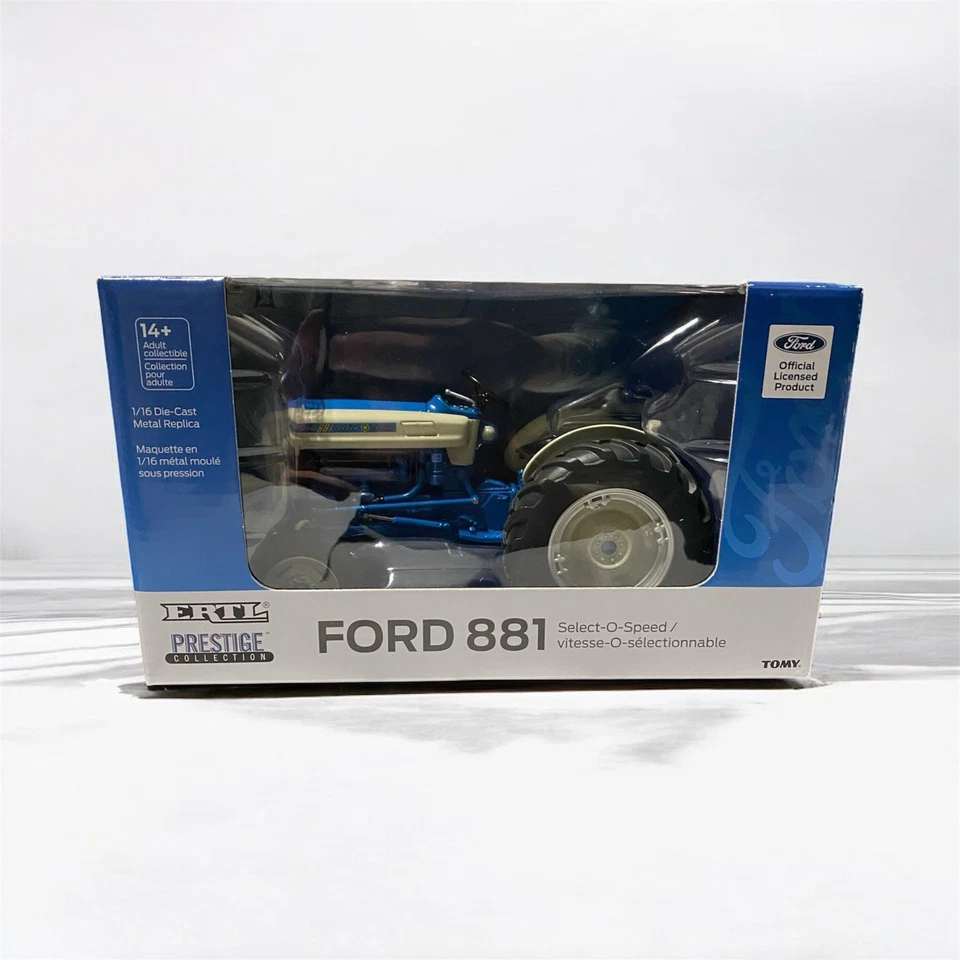 2023 ERTL 1/16 Ford 881 Select-O-Speed Prestige BLUE CHASE Tractor NEW!! - Image 3 of 4
