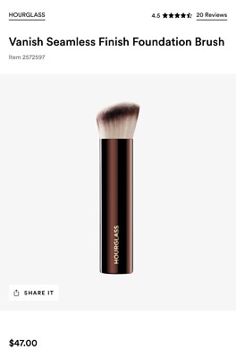 Pinceau De Maquillage Hourglass Vanish Foundation Brush - Neuf Sous Emballage