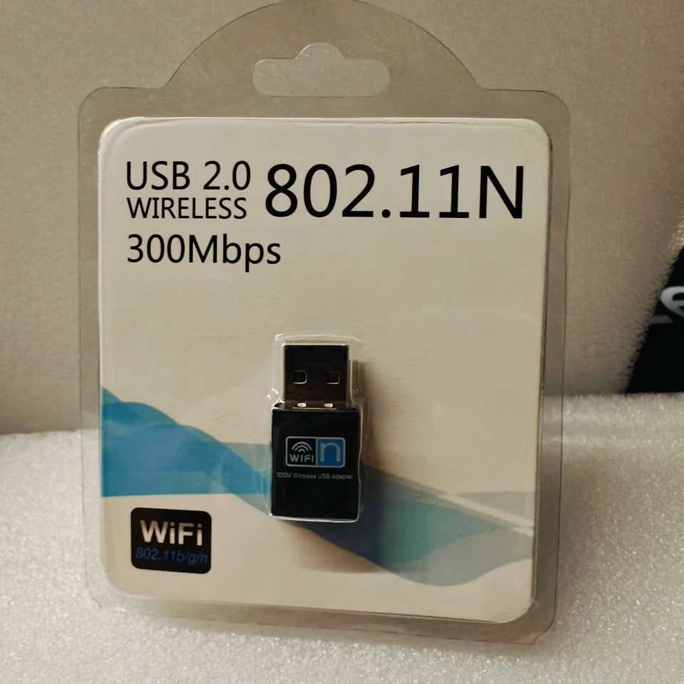 300Mbps 8192EU 802.11N Antenna Wireless WIFI Adapter Plug & Play For PC Laptop - Image 2 of 4