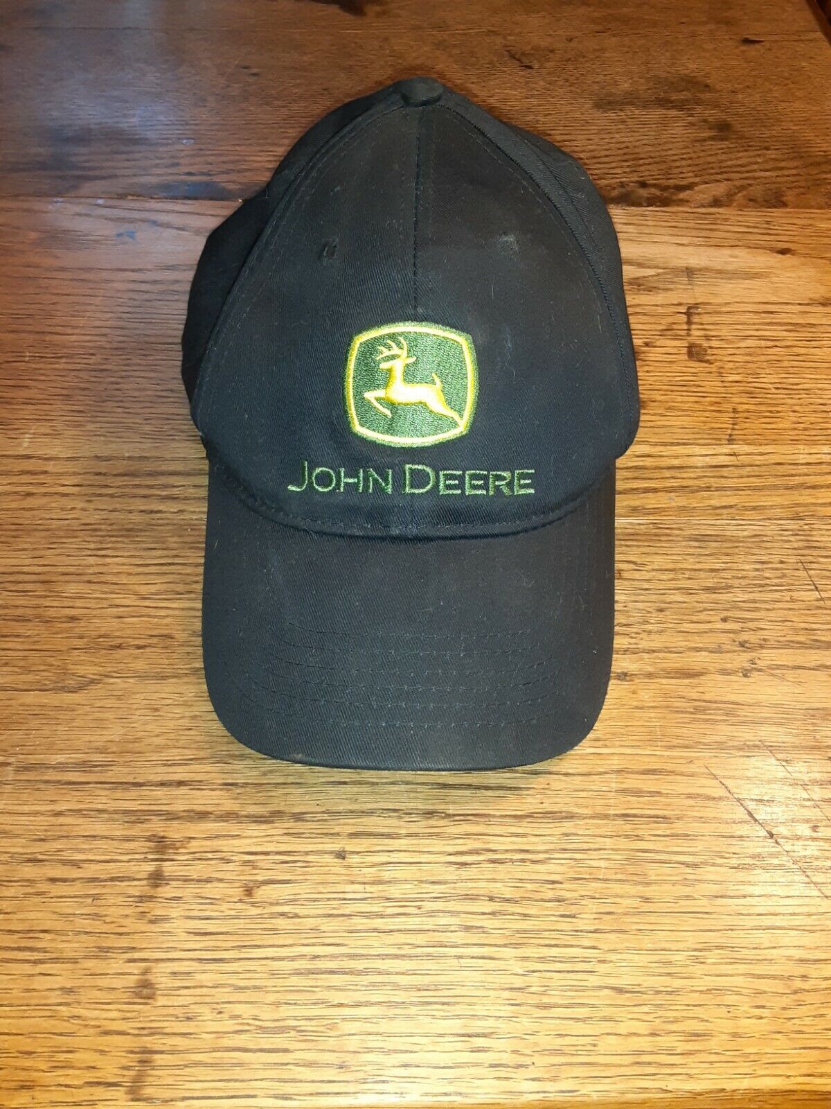 John Deere Black Baseball Cap - Gem