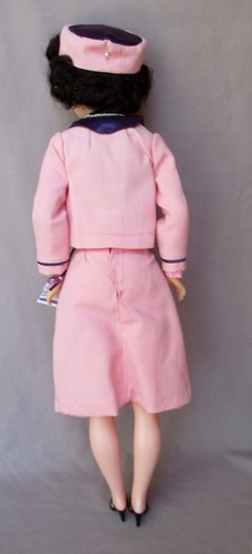 Muñeca Jackie Kennedy Horsman 25" vintage 1961 traje rosa original y ropa extra - Imagen 6 de 18
