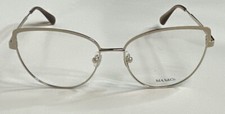 Max  Co MO 5098 032 White Cat Eye Optical Eyeglasses Metal Frame 56-16-140