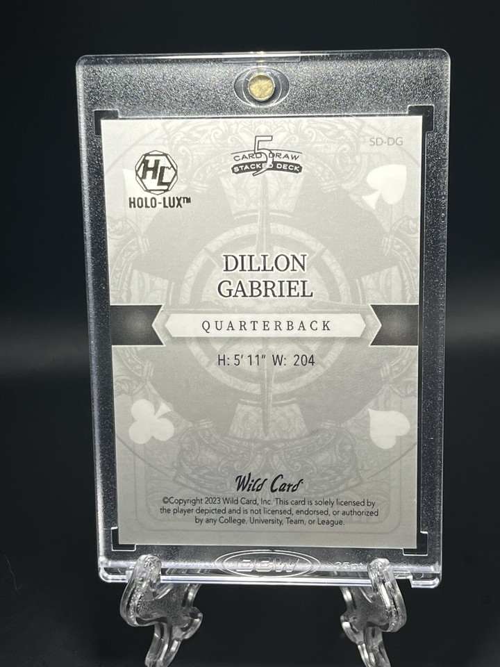 2023 Wild Card Stacked Deck Joker Dillon Gabriel 1/2 King Of Hearts