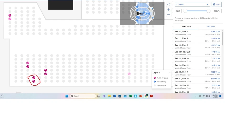 Depeche Mode - Madison Square Gardens NYC - April 14, 2023 @ 7:30pm - Image 2 of 2