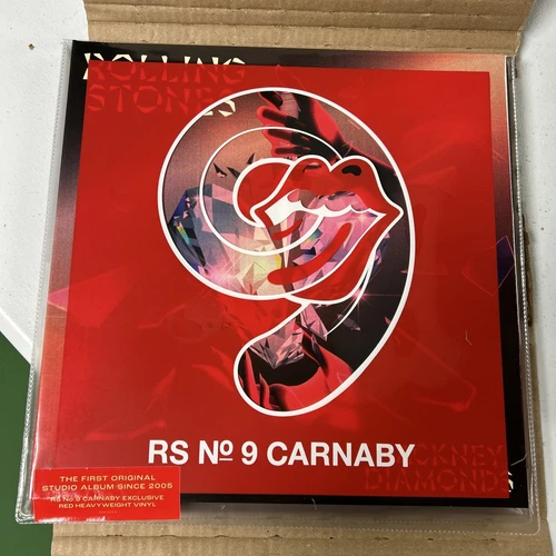 ROLLING STONES Hackney Diamonds RS No 9 Carnaby Red Vinyl LP