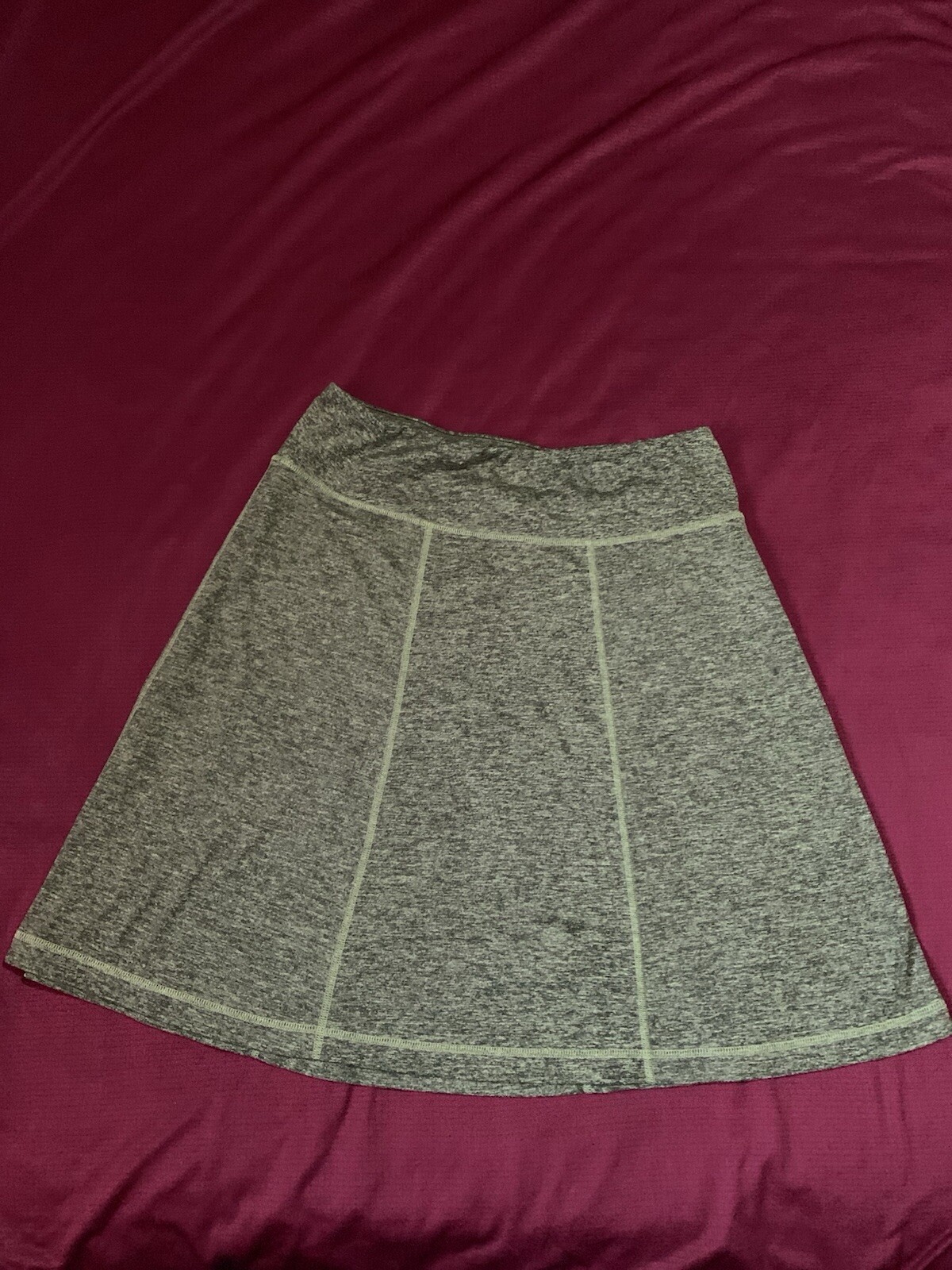 Patagonia Womens Green A-Line Skirt M - Recycled Polyester/Spandex