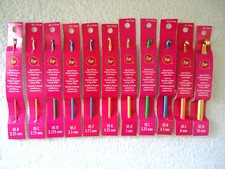 " NWT " Lot Of 11 Boye Different Size Crochet Hooks " GREAT GIFT ITEM "