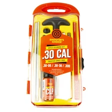 Shooter's Choice .30 Caliber Rifle Cleaning Kit w/ Brass Rod Brushes Patches