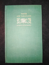 Theme and Variations by James Stephens 1930 HC w/case Signed Numbered #478/892