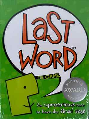 Last Word Brettspiel Rennen um das letzte Wort von Paul Lamond - (8 Jahre+) ~ NEU
