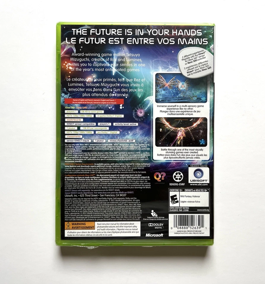 Child of Eden - Microsoft Xbox 360 - Brand New Sealed - Image 2 of 3