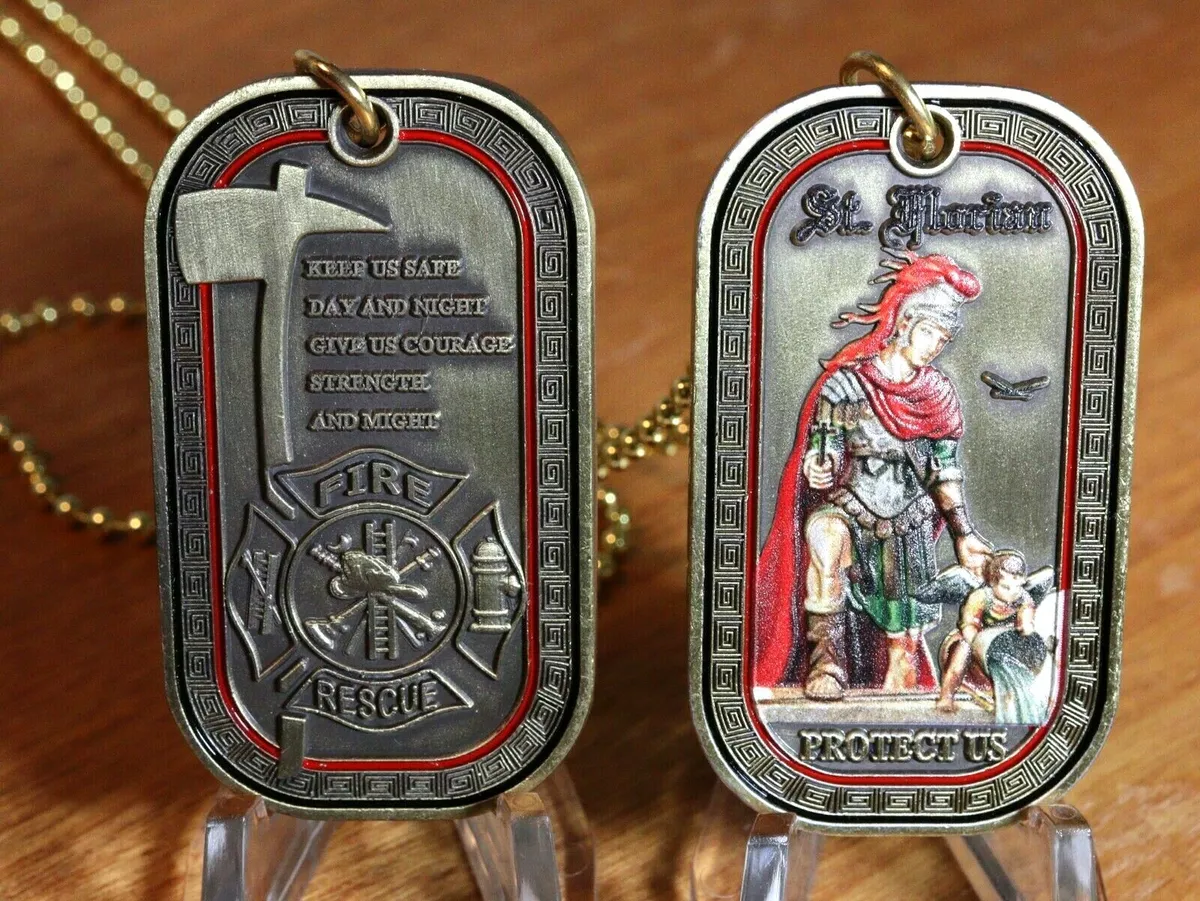 Firefighter hotsell dog tag