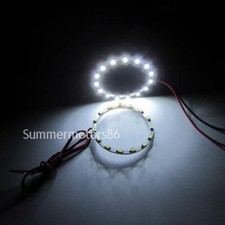 2x White 40mm 3watt Smd Led Small Angel Eyes Halo Ring Light 12v Super Cool 2x White 40mm 3watt Smd Led Small Angel Eyes Halo Ring Light 12v Super Cool