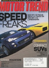 Motor Trend August 2004 ? V8 Ford Focus vs V10 Lamborghini / Porsche Boxter S