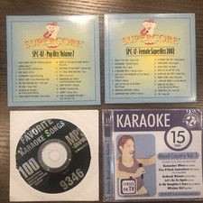 karaoke cds mixed country,pop,female Superhits,english spanish songs