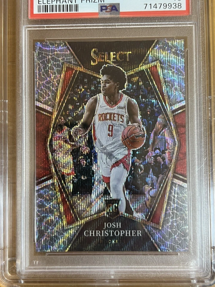 Josh Christopher PSA 10 2021 Panini Select Elephant Prizm #133 RC Case Hit - Image 2 of 4