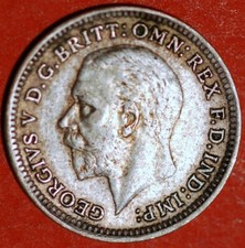 1926 Great Britain 3 Pence KM# 813a