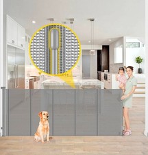 42" Extra Tall Retractable Baby Pet Gate 80" Wide Safety Gate C-33 Reinforced